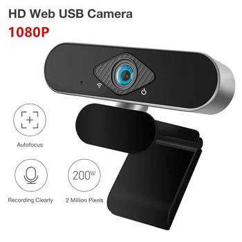 AILEHKUO 150° Plataus Kampo USB HD Kamera, Nešiojamas Kompiuteris Transliacija HD 1080P Kamera Su Mikrofonu Priartinimo 