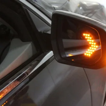 Automobilio galinio vaizdo veidrodis posūkio signalo paslėptas LED posūkio rodiklis 14SMD LED posūkio signalo rodyklių
