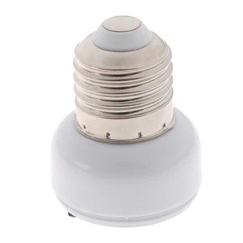 E27 ABS MUMS/ES Plug Aukštos Kokybės Jungties Priedai Lemputės Laikiklį Apšvietimo Šviestuvas, Lempučių Bazės Prisukite Adapterį Baltos Lempos Lizdas