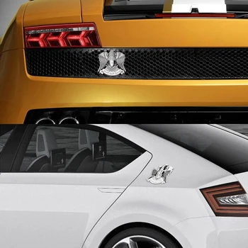 Automobilių Lipdukai Lipdukai ir Asmeninį Metalo Ženklelis Automobilių stiliaus 3D Erelio Emblema Auto Lipdukas Išoriniai Priedai Universalus
