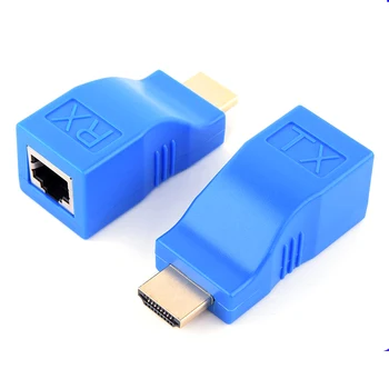 1 Gabalas HDMI suderinamus Extender 4K RJ45 LAN Prievadai Tinklas Iki 30m Per CAT5e / 6 UTP LAN Ethernet Kabelis, HDTV HDPC