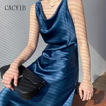 Moterų suknelė Vasaros suknelė traf 2021 naujus high-end acto rūgšties moterų Xia Dui Dui antkaklio dirželį, šviesos brandus vėjo šviesos luxu