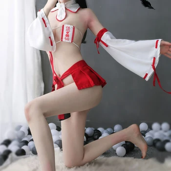 Anime Išgalvotas Vienodas Seksualus moteriškas apatinis Trikotažas, Bikini Skraiste Nustatyti Velnias Apatiniai Vaidmenų žaidimas Helovinas Kostiumai, Moteriški Japonijos Cosplay Ragana