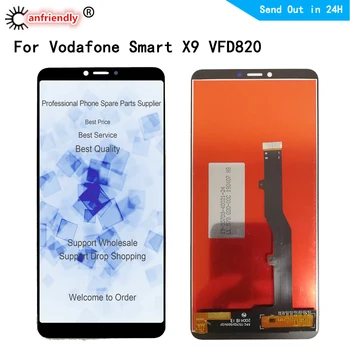 LCD Vodafone Smart X9 vfd820 vfd822 VFD-820 VFD-822 LCD Ekranas lietimui Ekranas stiklas, skaitmeninis keitiklis Surinkimas, Remontas, Dalys
