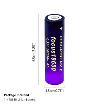 4Pcs 18650 Baterija 4.2 V 10000mAh Didelės Talpos Baterija Li-ion Įkraunama Ličio Ląstelių Pakeitimo Automobilių Žaislai LED Žibintuvėlis