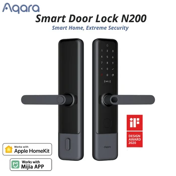 Aqara N200 Smart Durų Užraktas, pirštų Atspaudų Bluetooth Slaptažodį NFC Atrakinti Dirba Su Mijia 