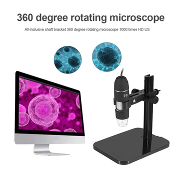 1600X Skaitmeninis Mikroskopas su didinamasis stiklas USB Sąsaja Elektroninių HD Endoskopą Kamera Muitifunctional Lengvas Elementų Dalis