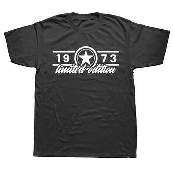 1973 Gimtadienio Dovana Marškinėliai Vyrams Medvilnės Trumpomis Rankovėmis Limited Edition 1973 Marškinėlius Viršūnes Tee Vyras Drabužiai