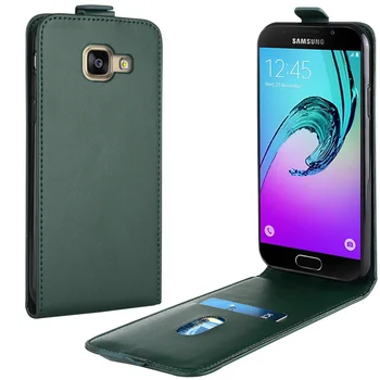 Apversti Aukštyn ir Žemyn, Odinis dėklas, skirtas Samsung Galaxy A5 2016 Atveju SM-A510F 5.2