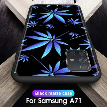 Abstrakcionizmo Meno Aukštos Piktžolių Telefono dėklas Samsung Galaxy A72 A32 A71 A91 A51 A41 A42 A31 A21s A02s 5G Minkštas Dangtelis Juodas Apvalkalas
