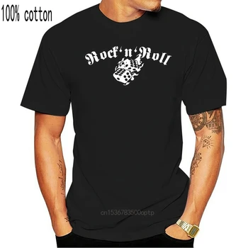 Herren T-Shirt, Rock and Roll Wurfel bis 5XL