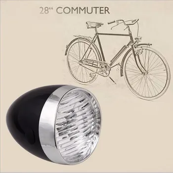 Dviračių žibintai dviračių led lemputė 3 LED Žibintuvėlis Dviračių Priekinis Žibintas, Dviračio LampRetro Derliaus Švyturio Šviesos Dviračio Žibintuvėlis