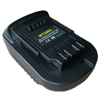 Mt20Dl Baterija, Adapteris, Skirtas Makita Bl1830 18V Bl1860 Bl1815 Li-Ion Baterija Dewalt 18V 20V Dcb200 Li-Ion Baterija