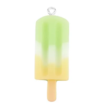 10vnt/maišas 3D Ledų Popsicle Dervos Pakabukai Pakabukas Dizainas 
