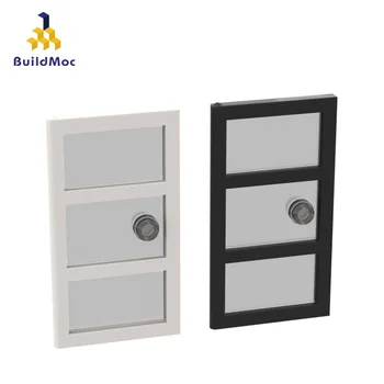 BuildMOC 60797 durys, 1 x 4 x 6, 3 plokštės, Statybinių Blokų Dalys 