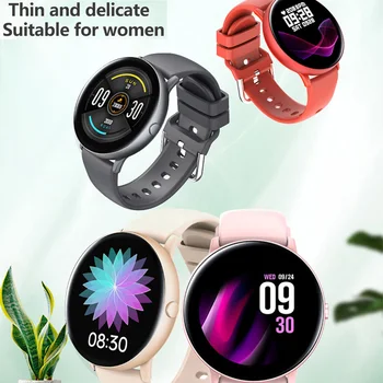 Kaimorui S22T Smart Watch Vyrai Moterys 1.09 Colių Full Touch Smartwatch Muzikos Kontroliuoti Širdies susitraukimų Fitness Tracker Sporto Laikrodžiai