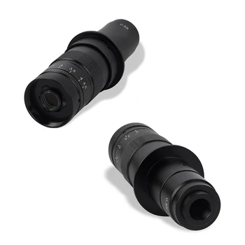 130X 180X C-mount Objektyvas Mikroskopo Okuliarą Reguliuojamu Zoom Pramonės Video HDMI VGA USB Mikroskopo vaizdo Kamera Vaizdo kameros Plėtros