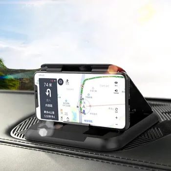 Universalus prietaisų Skydelio Telefono Turėtojas Automobilių Slydimo Silikono Siurbimo Padas Reguliuojamas Smartfon Parama Automobilinis Telefono Laikiklis Mount