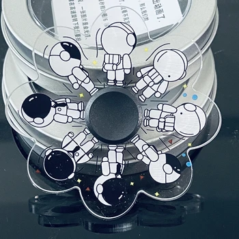 2021 Naujas 3D Veikia Animacinių filmų Anime Simbolių Astronautas Vertino savo Ruožtu Piktadarys Anti-Stresas Fidget Žaislas Piršto Dinaminis Keičiasi Gyro