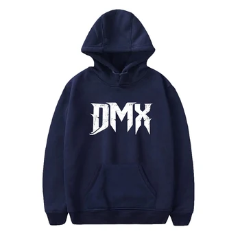 Amerikietis Reperis DMX Hoodie ilgomis Rankovėmis Megztinis Moterims, vyriški Tracksuit Harajuku Streetwear Derliaus 90-ųjų Rap Drabužiai Plius Dydis Rip