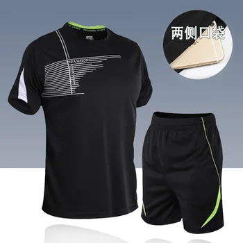 Naujas Badmintono marškinėliai Vyrams/Moterims , Lauko Sporto, Kostiumą Drabužių，badmintono trumpomis rankovėmis t-shirt tees viršūnes ,Stalo Teniso rinkiniai