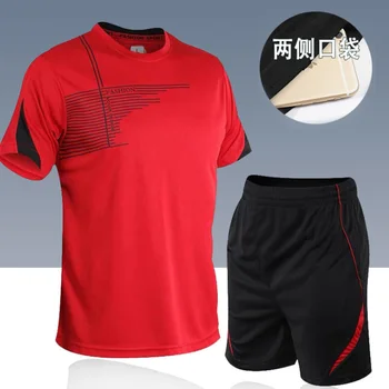 Naujas Badmintono marškinėliai Vyrams/Moterims , Lauko Sporto, Kostiumą Drabužių，badmintono trumpomis rankovėmis t-shirt tees viršūnes ,Stalo Teniso rinkiniai