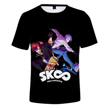 Anime SK8 Infinity 3D Marškinėliai Suaugusiųjų/Vaikų Vasaros trumpomis Rankovėmis Juokinga Marškinėlius Grafinis Tees Langa Miya Reki Cosplay Kostiumas