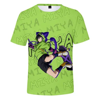 Anime SK8 Infinity 3D Marškinėliai Suaugusiųjų/Vaikų Vasaros trumpomis Rankovėmis Juokinga Marškinėlius Grafinis Tees Langa Miya Reki Cosplay Kostiumas