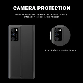 Smart View Flip Case for Samsung Galaxy A31 A51 A71 A11 A32 A52 Odos Stovėti Flip Case for Samsung M21 M31 M30S M51 Dangtis