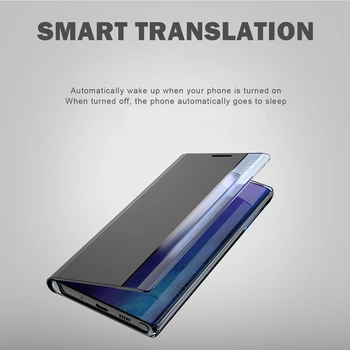 Smart View Flip Case for Samsung Galaxy A31 A51 A71 A11 A32 A52 Odos Stovėti Flip Case for Samsung M21 M31 M30S M51 Dangtis