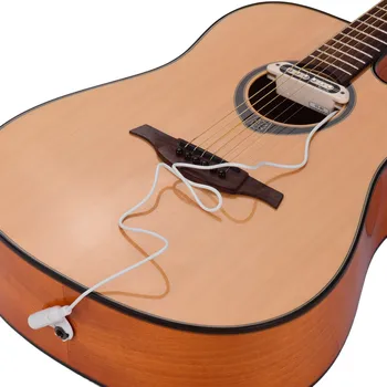VERTECHnk VS-80 Pasyvus Gitara Soundhole Pikapas Humbucker Pick-up Rele 6.35 mm Endpin Jack Akustinis Folk Gitara