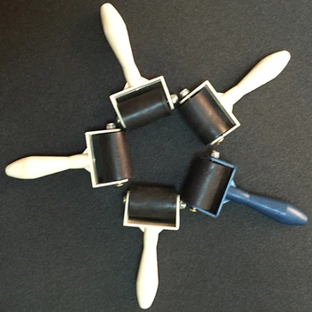 Non-Stick Roller Pin Molio Roller Keramikos Kočėlas Modeliavimo Įrankį Štampavimo Brayer Meno Molio Įrankiai Amatų