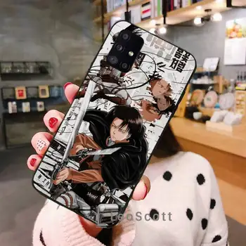Anime Ataka Titan Telefono Dėklai Samsung S21 S30 Plus ultra 5G M11 A50 A51 A71 A20S