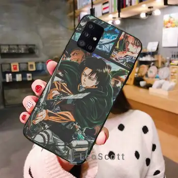 Anime Ataka Titan Telefono Dėklai Samsung S21 S30 Plus ultra 5G M11 A50 A51 A71 A20S