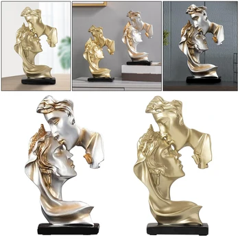 Porų Abstrakčiai Dervos Statula Romantiška Kolekcines, Skulptūra Naujų Namų Dekoro