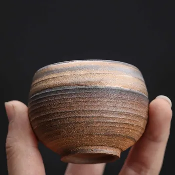 1pcs/3pcs Japonų Stiliaus Keramikos Kavos Puodelis Porcelianas Asmens Bendrosios Keramikos Arbatos Puodeliai Drinkware Vyno Puodelis Vandens puodeliai Didmeninės