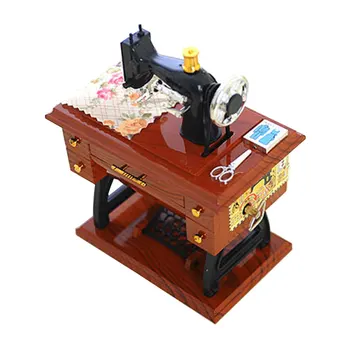 AA Kūrybos Dovanos, Gimtadienio Dovana Muzikos Dėžės Siuvimo Mašina Music Box Mini Kūrybinės Retro Siuvimo Clockwork Music Box Dovanų