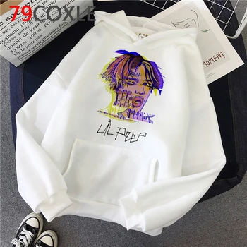 Lil peep hoodies vyrų y2k estetinės anime Negabaritinių vyrų megztinis harajuku y2k estetines