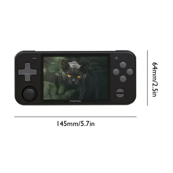 POWKIDDY RGB10 Delninis Žaidimų Konsolės Atviro kodo Nešiojamą N64 Kreiptuką PSP Mini Arcade Mašina Ateina Su Žaidimai
