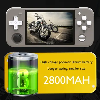 POWKIDDY RGB10 Delninis Žaidimų Konsolės Atviro kodo Nešiojamą N64 Kreiptuką PSP Mini Arcade Mašina Ateina Su Žaidimai