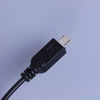 1pc Micro USB 2.0 Splitter Y 1 Moterų ir 2 Vyrai Duomenų Įkrovimo Kabelis ilgintuvas Telefonu Aukštos Kokybės Duomenų Kabelis