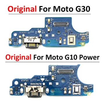 10vnt/daug, Originalą Moto G30 G10 Galia Dock Connector Micro USB Įkroviklio Įkrovimo lizdas Flex Kabelis, Mikrofonas Valdyba