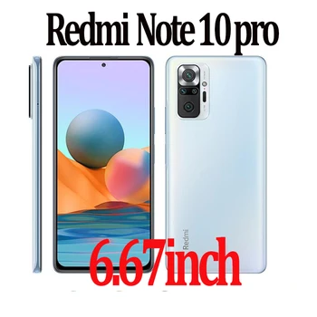 Silikoniniai Dėklai Redmi Note10 pro 5g Atveju+Stiklas Xaomi Redmi 10 Pastaba pro atsparus smūgiams Galinį Dangtelį Redmi Note10 Telefono dėklas