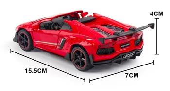 1:32 Miniatiūriniai Lamborghini Aventador LP700 Roadster Diecast Lydinio Automobilio Modelį Vaikams Metalo Transporto priemonės Berniukas Surinkimo Dovanos, Žaislai