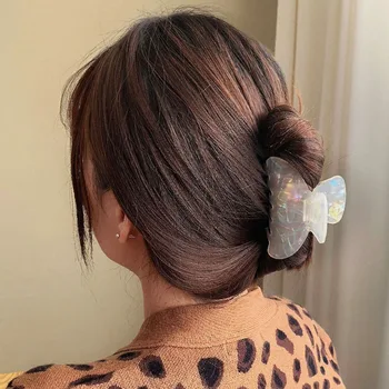 Moterims, Elegantiška Vintage Spalvingas Geometrines Acetatas Plaukų Žnyplės Saldus Papuošti Lankelis Plaukams Įrašą Staigius Mada, Plaukų Aksesuarai