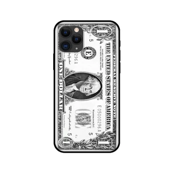 Juoda tpu case for iphone 5 5s se 2020 6 6s 7 8 plus x 10 XR XS 11 12 mini pro MAX atgal Pinigus Dolerių Sąskaitą Pinigų Ben Franklin