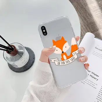 Yinuoda Anime juokinga foxs mielas mielas Telefono dėklas 