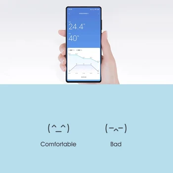 Originalus Xiaomi Mijia Bluetooth Termometras su Drėgmėmačiu 2 Smart 