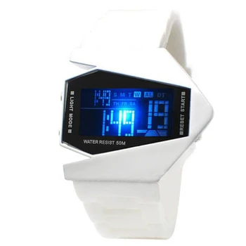 Mados Unisex Laikrodžiai Led Skaitmeniniai Laikrodžiai Vyrams, Moterims, Led Orlaivių Laikrodžiai Bombonešis Žibintuvėlis LED Karinės Sporto Laikrodžiai Vyrams