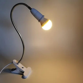 ES/JAV Įrašą Turėtojas LED Knygą Šviesos Stalo Lempos Lanksti LED Skaitymo Knyga Lempos Jungiklis On/Off Stalo Lempa, Miegamojo Studijuoti Kambarys